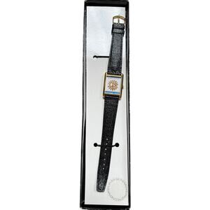Vintage John Deere 1993 Expo Leather Watch